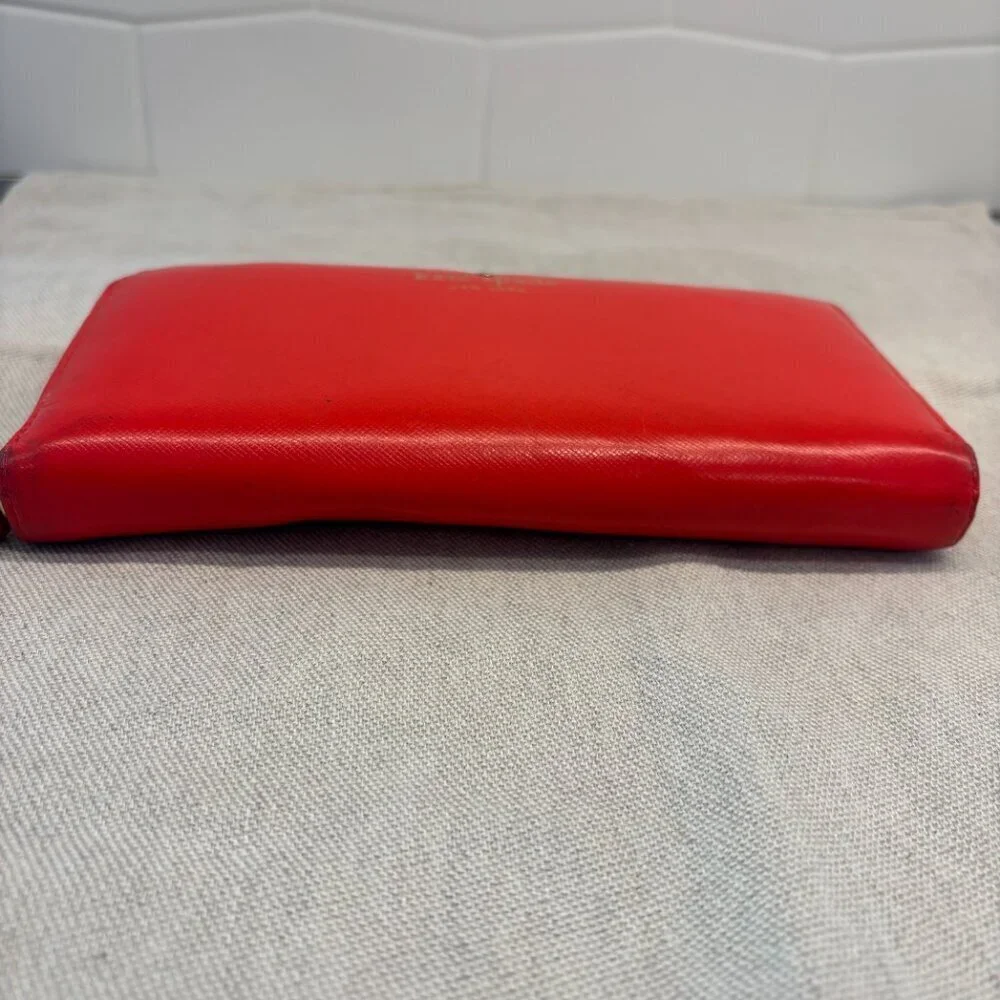 Kate Spade Zip-Around Continental Wallet - Coral/Orange